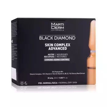 Ампулы с антивозрастным и антиоксидантным действием Black Diamond Skin Complex Advanced Martiderm, 30 UD