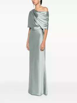 Amsale платье the slouch, зеленый