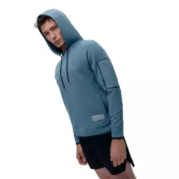 Amur Born Living Yoga Мужская толстовка, серо-голубой