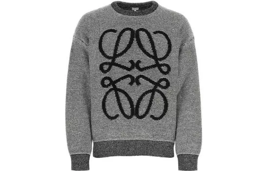 Анаграмма Шерстяной свитер Loewe, серый