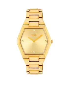 Аналоговые часы Karat с золотым стальным браслетом IPG Tous, золотой