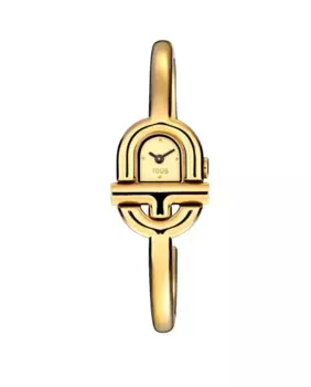 Аналоговые часы Manifesto с браслетом из стали с золотым покрытием IPG Tous, золото