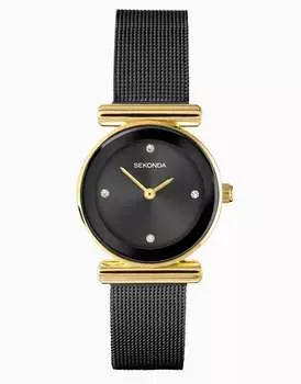 Аналоговые часы Sekonda черного цвета