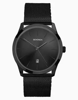 Аналоговые часы Sekonda черного цвета