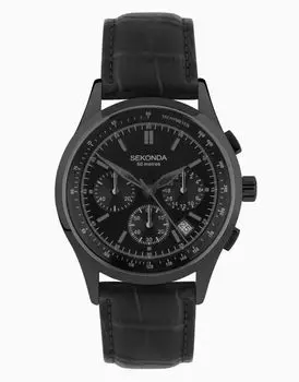 Аналоговые часы Sekonda черного цвета