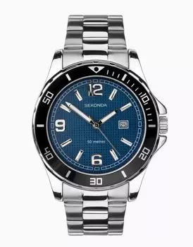 Аналоговые часы Sekonda в серебре