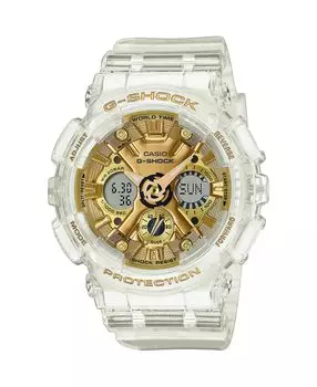 Аналоговые цифровые часы унисекс из прозрачной смолы, 45,9 мм, GMAS120SG-7A G-Shock