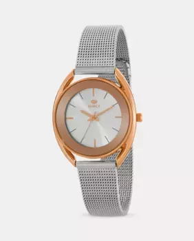 Аналоговые женские часы B41344/3 Миланская сетка и серебристый циферблат Marea, серебряный