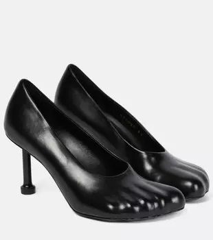 Анатомические кожаные туфли Balenciaga, черный