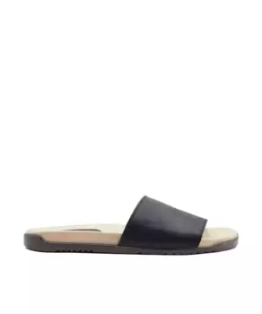 Анатомические мужские кожаные сандалии CASTELL MENORCA, черный