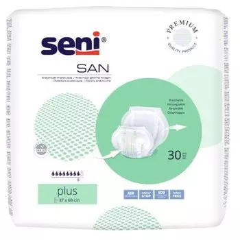 Анатомические подгузники, 30 шт. San Seni, Plus
