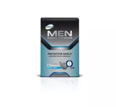 Анатомические вставки, 14 шт. Tena, Men Extra Light