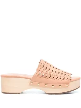 Ancient Greek Sandals клоги с плетением, нейтральный цвет