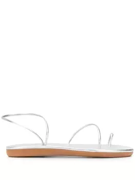 Ancient Greek Sandals сандалии Kansiz с ремешком на пятке, серебристый