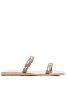 Ancient Greek Sandals сандалии Kara на плоской подошве, нейтральный цвет