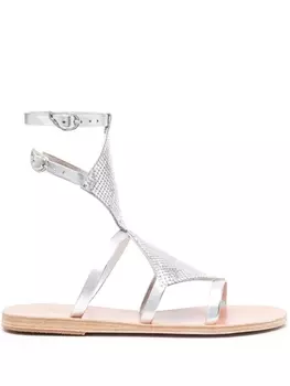 Ancient Greek Sandals сандалии с сетчатыми вставками, серебристый