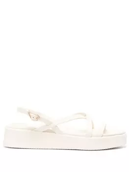 Ancient Greek Sandals сандалии Silia с пряжкой, нейтральный цвет