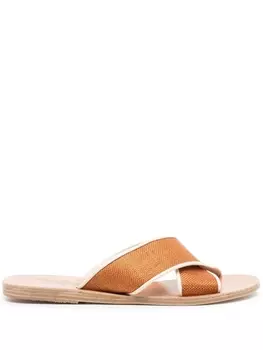 Ancient Greek Sandals сандалии Thais из рафии, коричневый