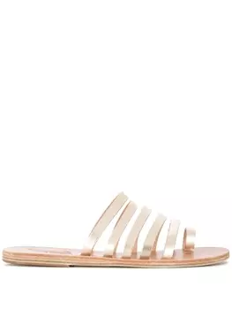 Ancient Greek Sandals шлепанцы 'Niki ', металлик