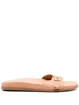 Ancient Greek Sandals шлепанцы Odi с пряжками, нейтральный цвет