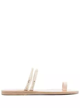 Ancient Greek Sandals шлепанцы Skalida с открытым носком, белый