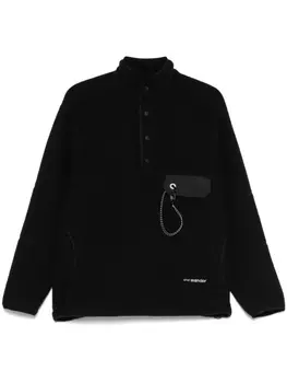 And Wander флисовая толстовка, черный