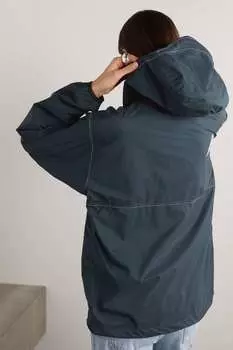 AND WANDER Куртка Pertex Quantum Air с капюшоном, военно-морской