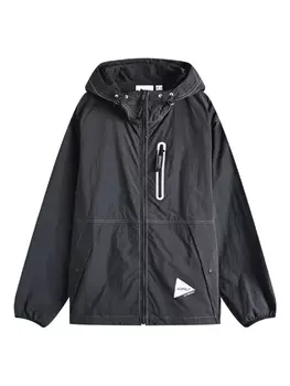 And Wander куртка с капюшоном из коллаборации с Gramicci, серый