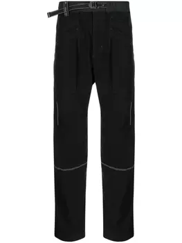 and Wander прямые брюки, черный