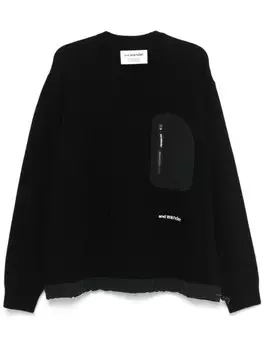 And Wander свитер 63, черный