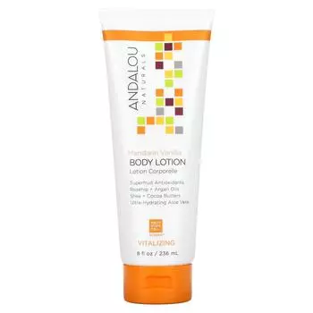 Andalou Naturals Mandarin Vanilla Vitalizing Body Lotion 18 fl oz (236 ml)