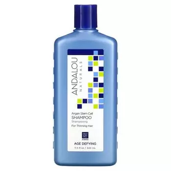 Andalou Naturals Shampoo Age Defying For Thinning Hair Argan Stem Cell 11.5 fl oz (340 ml)