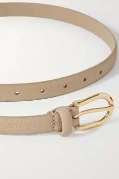 ANDERSON'S Поясной ремень из фактурной кожи, кремовый