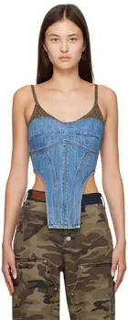 Andersson Bell Blue Chuko Denim Camisole