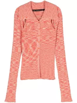 Andersson Bell кардиган Rozy в рубчик, оранжевый