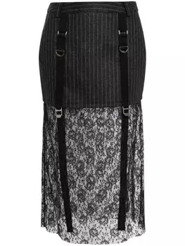 Andersson Bell шерстяная юбка Parachute Gear, черный