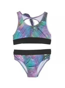 Andorine бикини с принтом, синий