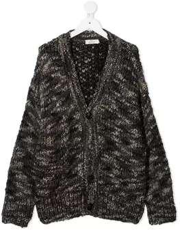 Andorine фактурный кардиган, серый