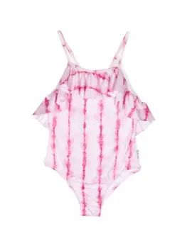 Andorine купальник с принтом тай-дай, розовый