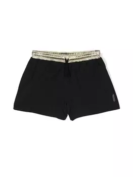 Andorine плавки-шорты в стиле колор-блок, черный