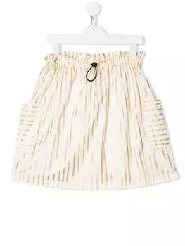 Andorine полосатая юбка, белый