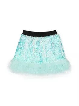 Andorine юбка с пайетками, синий