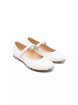 Andrea Montelpare кожаные балетки, белый