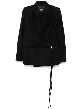 Andrea Ya'aqov блейзер с запахом, черный