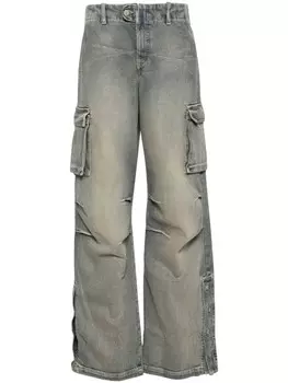 Andrea Ya'aqov широкие джинсы средней посадки, синий