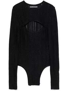 ANDREDAMO боди Wet, черный