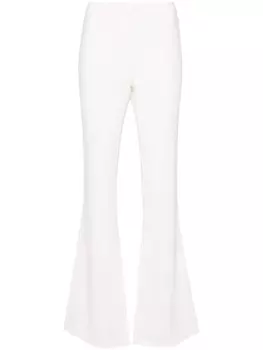 ANDREDAMO flared-design trousers, белый