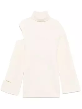 ANDREDAMO свитер в рубчик, белый