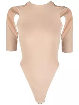 ANDREDAMO топ с вырезами, нейтральный