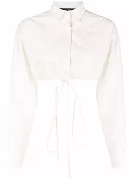 ANDREDAMO укороченная рубашка, белый